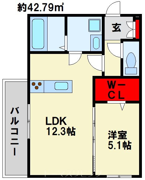 福岡県北九州市小倉北区三郎丸２ 城野駅 1LDK アパート 賃貸物件詳細