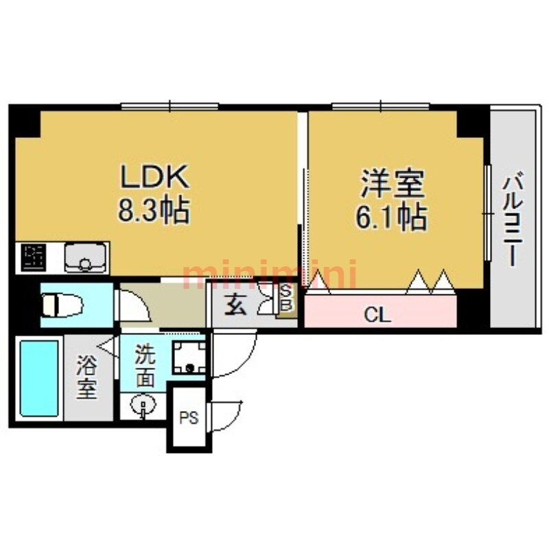 大阪府吹田市日の出町 吹田駅 1LDK マンション 賃貸物件詳細