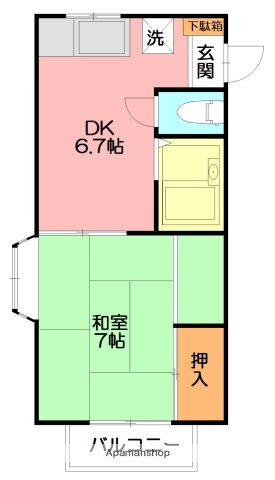 神奈川県茅ヶ崎市小和田１ 辻堂駅 1DK アパート 賃貸物件詳細