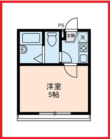 ハナハウス 2階 1K 賃貸物件詳細