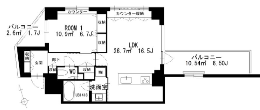 Ｔｏｔｅ駒沢公園 4階 1LDK 賃貸物件詳細