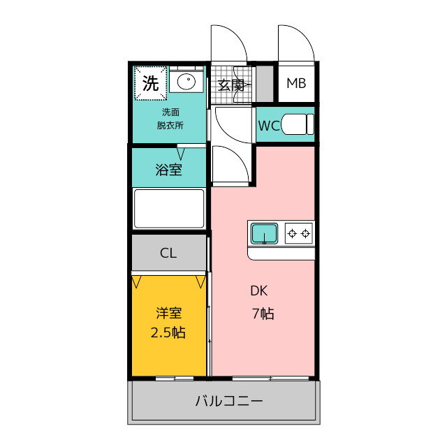 ＬＩＦＥＦＩＥＬＤ貝塚駅前 2階 1DK 賃貸物件詳細