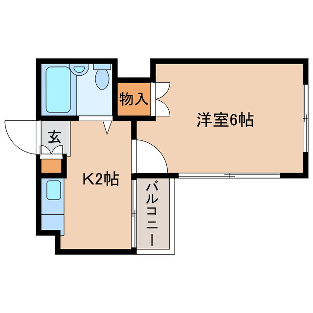 広島県大竹市南栄２ 和木駅 1K マンション 賃貸物件詳細