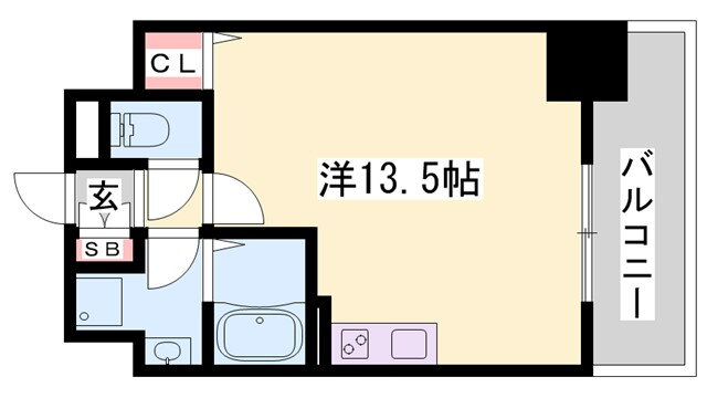 兵庫県姫路市忍町 山陽姫路駅 ワンルーム マンション 賃貸物件詳細