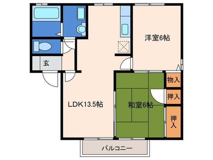 福岡県糸島市前原駅南３ 筑前前原駅 2LDK アパート 賃貸物件詳細
