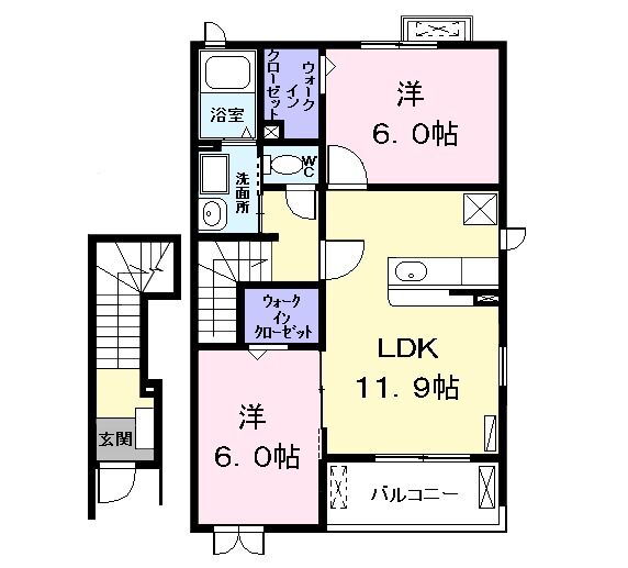 愛知県名古屋市港区宝神３ 稲永駅 2LDK アパート 賃貸物件詳細