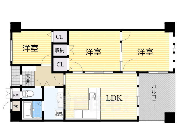 大阪府豊中市少路１ 少路駅 3LDK マンション 賃貸物件詳細