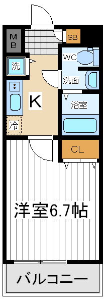 サムティ天王寺ＥＡＳＴ 7階 1K 賃貸物件詳細
