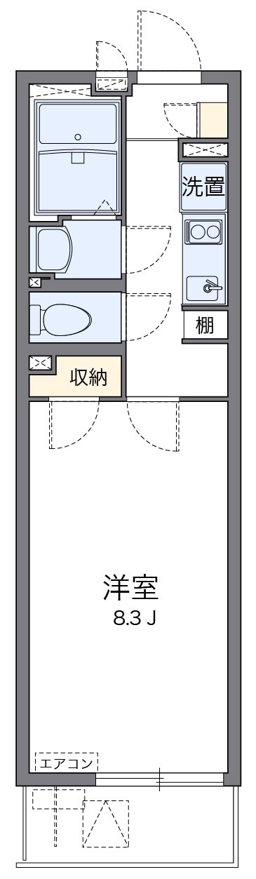大阪府東大阪市荒川２ 俊徳道駅 1K マンション 賃貸物件詳細