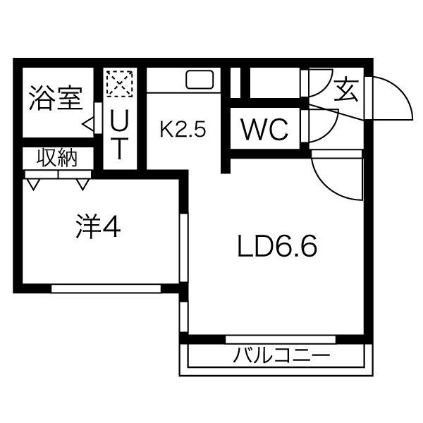北海道札幌市西区二十四軒四条５ 琴似駅 1LDK マンション 賃貸物件詳細
