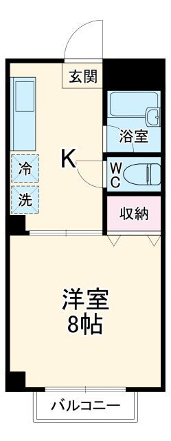 神奈川県川崎市中原区木月１ 元住吉駅 1K マンション 賃貸物件詳細