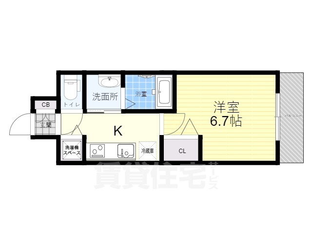 大阪府大阪市淀川区三国本町３ 三国駅 1K マンション 賃貸物件詳細