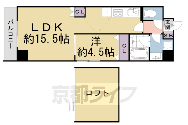 京都府京都市中京区百足屋町 烏丸駅 1LDK マンション 賃貸物件詳細
