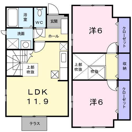 神奈川県横浜市旭区川井本町 鶴ケ峰駅 2LDK アパート 賃貸物件詳細
