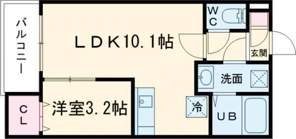 （仮）ジーメゾン飾磨恵美酒 1階 1LDK 賃貸物件詳細