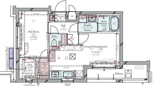 コンシェリア馬込　ＴＨＥ　ＲＥＳＩＤＥＮＣＥ 4階 1LDK 賃貸物件詳細