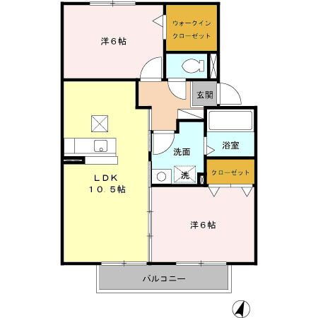 静岡県静岡市清水区今泉 狐ヶ崎駅 2LDK アパート 賃貸物件詳細
