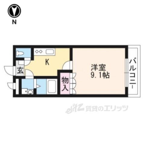 滋賀県守山市伊勢町 栗東駅 1K アパート 賃貸物件詳細