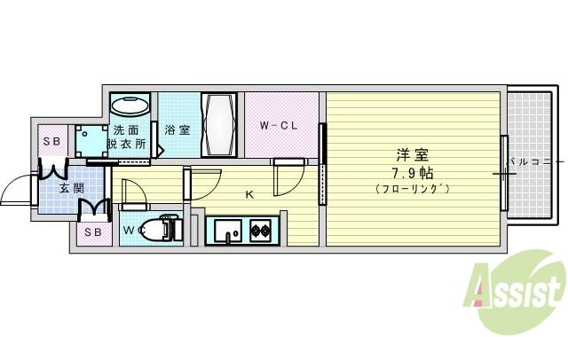 大阪府吹田市広芝町 江坂駅 1K マンション 賃貸物件詳細