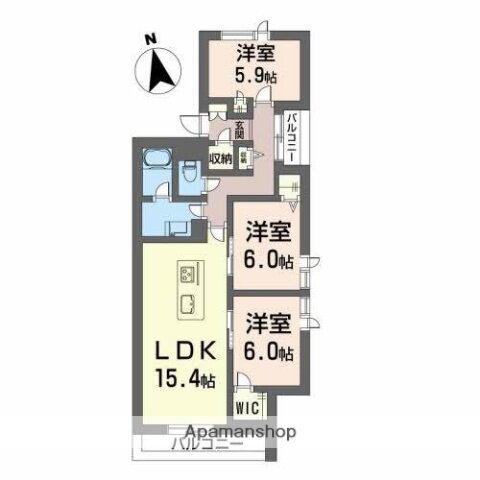 香川県高松市木太町 林道駅 3LDK マンション 賃貸物件詳細