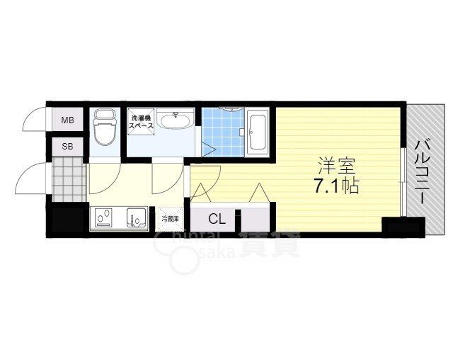 大阪府大阪市淀川区新高３ 三国駅 1K マンション 賃貸物件詳細