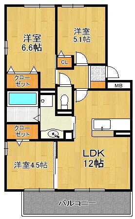 福岡県糟屋郡新宮町大字三代 福工大前駅 3LDK アパート 賃貸物件詳細