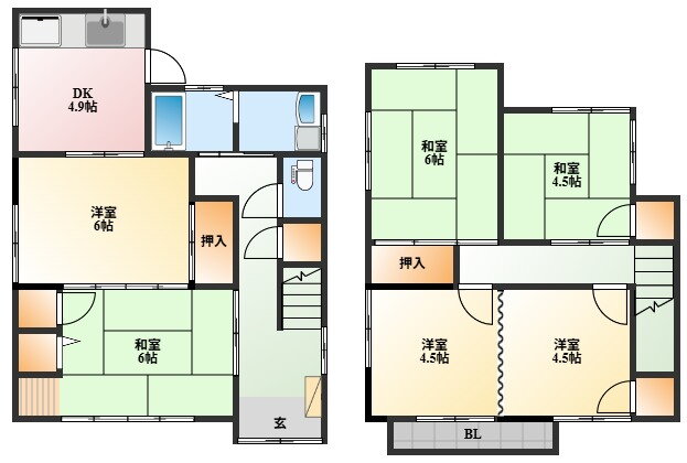 長崎県長崎市平戸小屋町 長崎駅 6DK 一戸建て 賃貸物件詳細