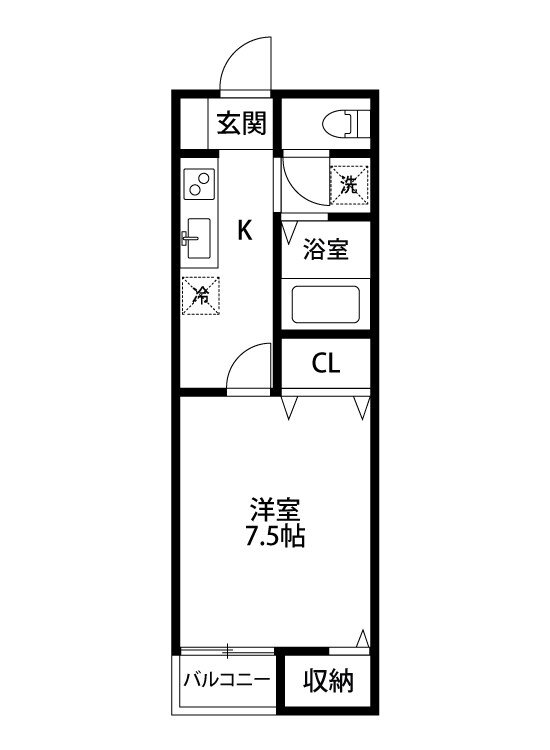 新潟県新潟市中央区上所中２ 1K アパート 賃貸物件詳細