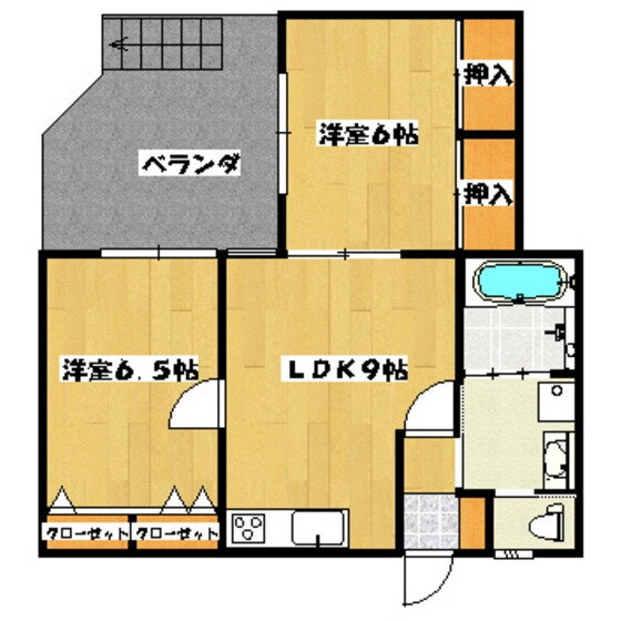 東京都杉並区成田西１ 浜田山駅 2LDK アパート 賃貸物件詳細