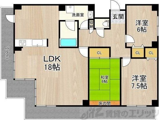 大阪府茨木市天王２ 茨木市駅 3LDK マンション 賃貸物件詳細
