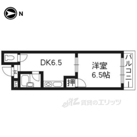 京都府京都市上京区弁財天町 今出川駅 1DK マンション 賃貸物件詳細