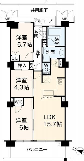 兵庫県神戸市東灘区本山南町３ 青木駅 3LDK マンション 賃貸物件詳細