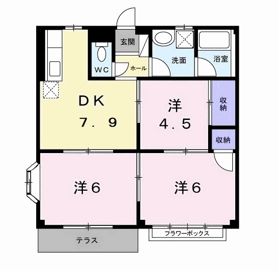 千葉県袖ヶ浦市長浦駅前７ 長浦駅 3DK アパート 賃貸物件詳細
