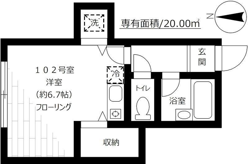 東京都世田谷区若林３ 松陰神社前駅 ワンルーム アパート 賃貸物件詳細