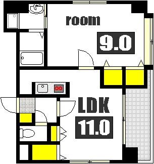 ベルパッソ十日市 3階 1LDK 賃貸物件詳細