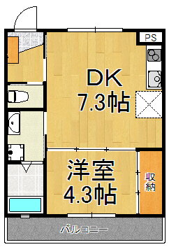 兵庫県宝塚市中筋２ 中山寺駅 1DK マンション 賃貸物件詳細