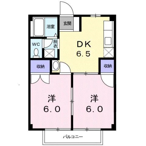 岡山県倉敷市西阿知町西原 西阿知駅 2DK アパート 賃貸物件詳細