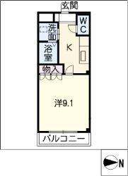 ベルウッドＩＩ 2階 1K 賃貸物件詳細
