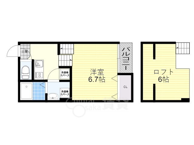 兵庫県川西市小花２ 川西能勢口駅 1K アパート 賃貸物件詳細