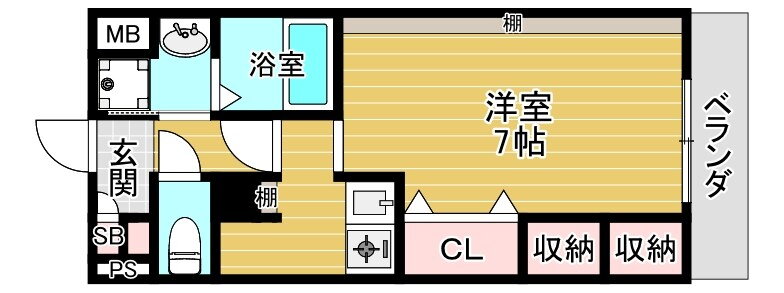 大阪府大阪市北区中崎西１ 中崎町駅 1K マンション 賃貸物件詳細