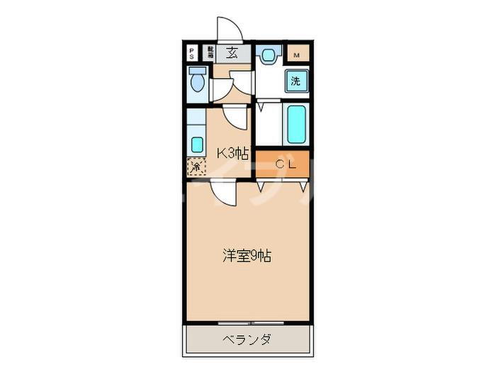 ヴィラコートはなみづき 3階 1K 賃貸物件詳細