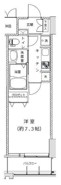 東京都江東区亀戸７ 亀戸駅 1K マンション 賃貸物件詳細