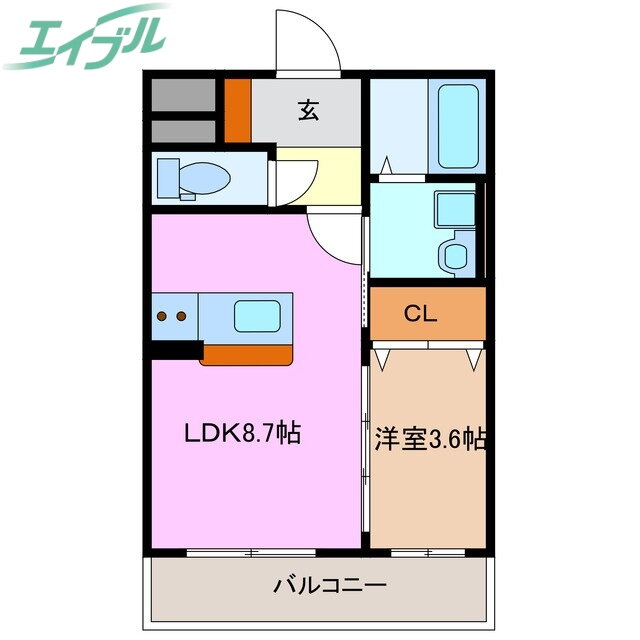 三重県四日市市赤堀２ 赤堀駅 1LDK マンション 賃貸物件詳細