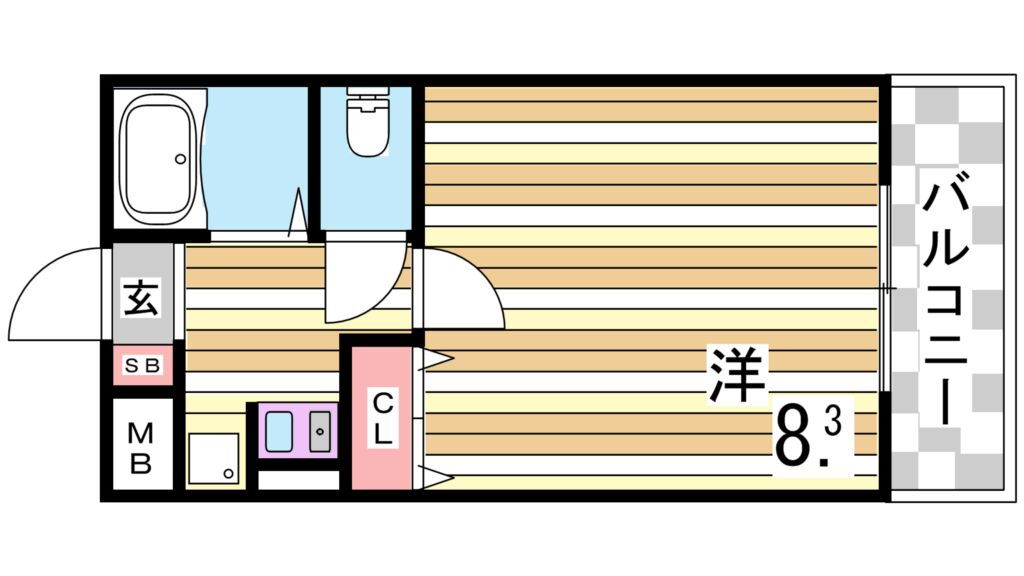 兵庫県神戸市中央区大日通５ 春日野道駅 1K マンション 賃貸物件詳細