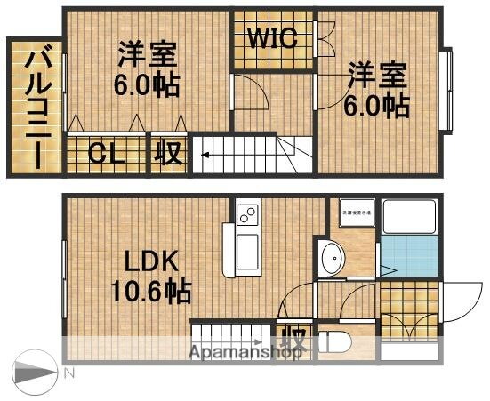 静岡県浜松市中央区幸３ 浜松駅 2LDK 一戸建て 賃貸物件詳細