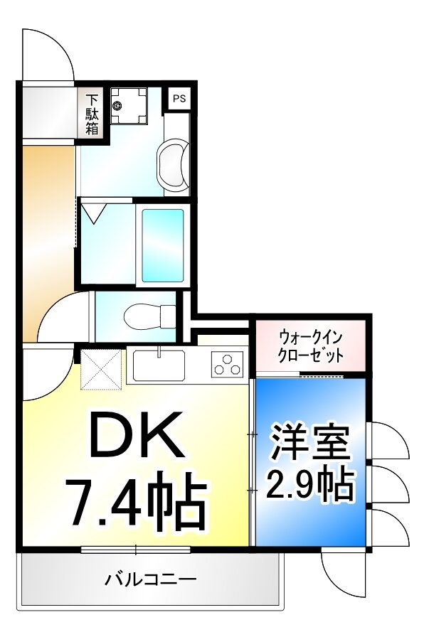 グリーンテラス長野駅東口 2階 1DK 賃貸物件詳細