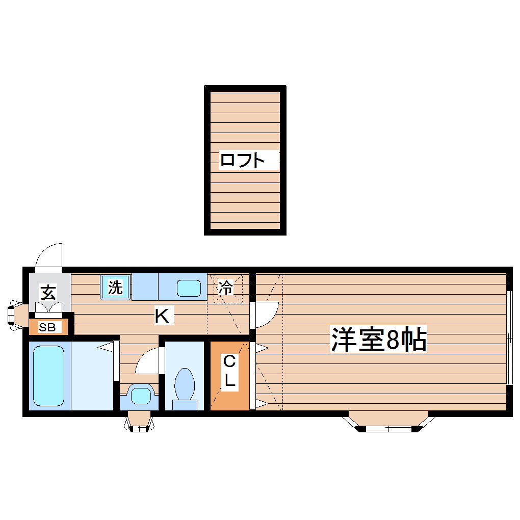 宮城県仙台市泉区みずほ台 八乙女駅 1K アパート 賃貸物件詳細