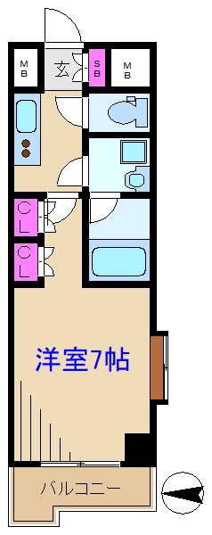神奈川県川崎市中原区市ノ坪 武蔵小杉駅 1K マンション 賃貸物件詳細