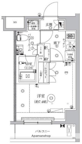 東京都練馬区関町北２ 武蔵関駅 1K マンション 賃貸物件詳細
