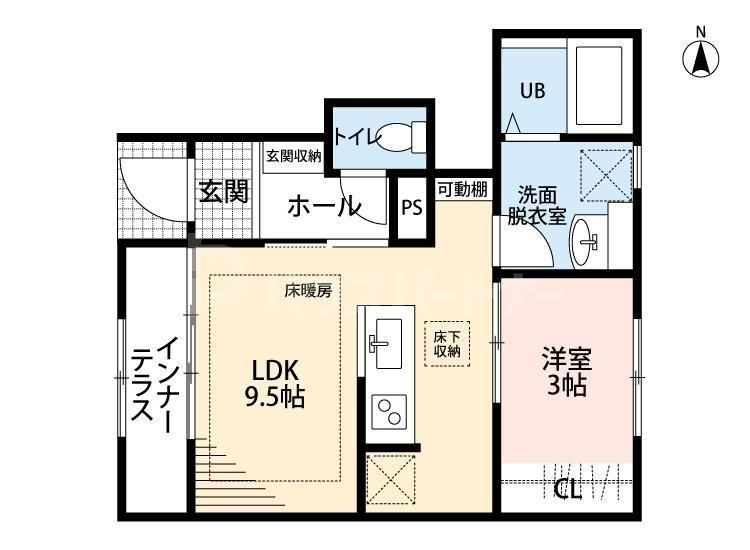埼玉県草加市青柳６ 1LDK アパート 賃貸物件詳細